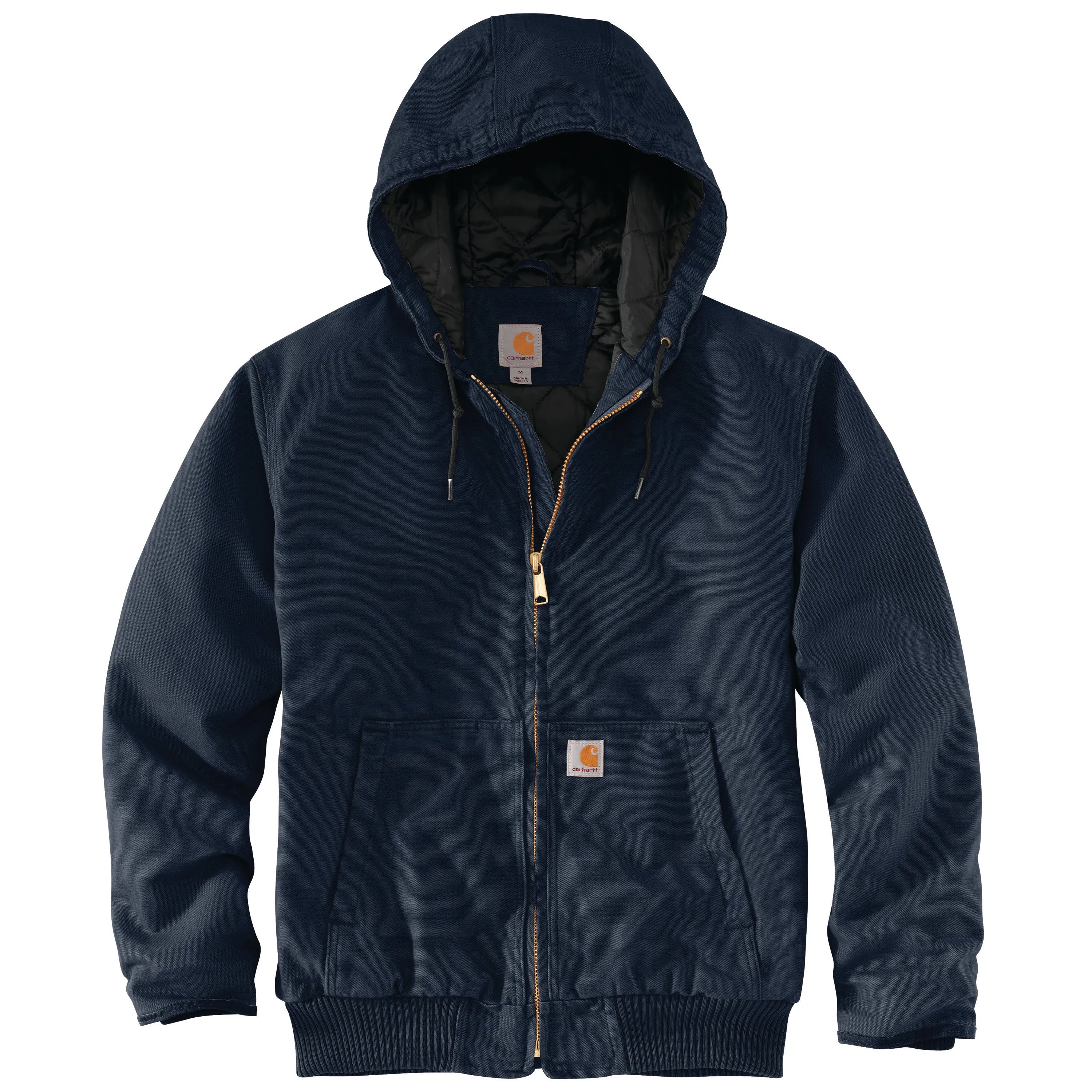 104050 - Carhartt Loose Fit Washed Duck Quilt Lined Active Jac (Stocked In USA)