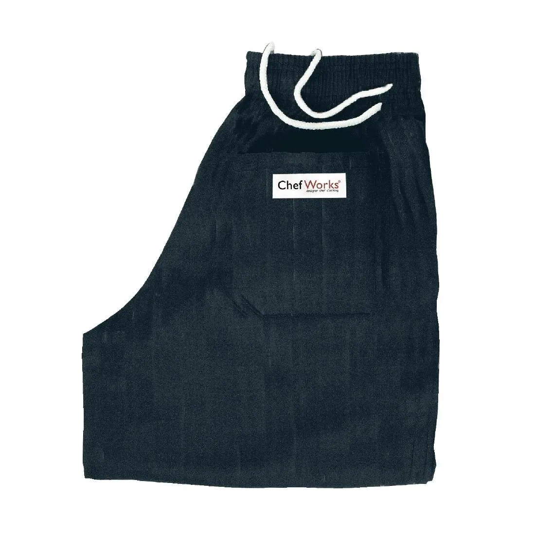 A029-7XL Chef Works Essential Baggy Trousers Black 7XL