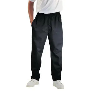 A029-7XL Chef Works Essential Baggy Trousers Black 7XL