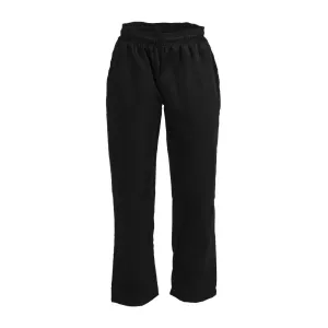 A582-L Whites Vegas Chef Trousers Polycotton Black L