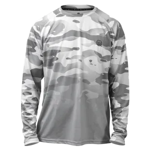 Arctic Camo Long Sleeve MTB Jersey