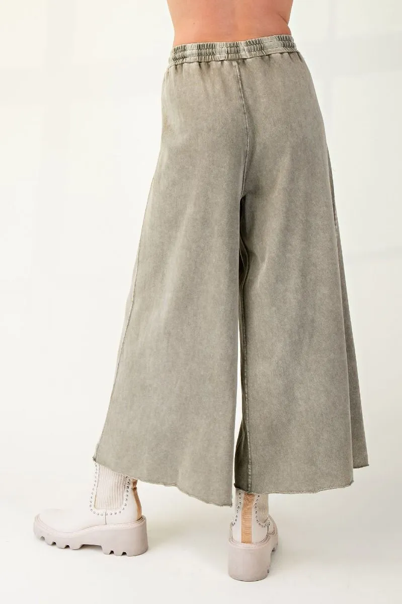 Ash Terry Knit Wide Leg Pants #128