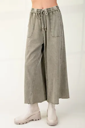 Ash Terry Knit Wide Leg Pants #128