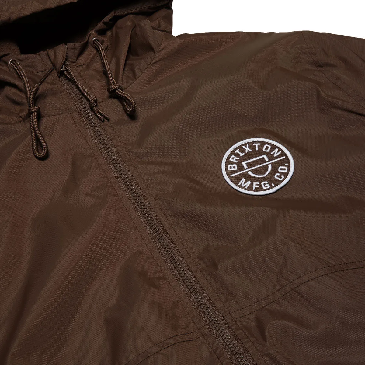 BRIXTON CLAXTON CREST LINED HOOD JACKET BISON