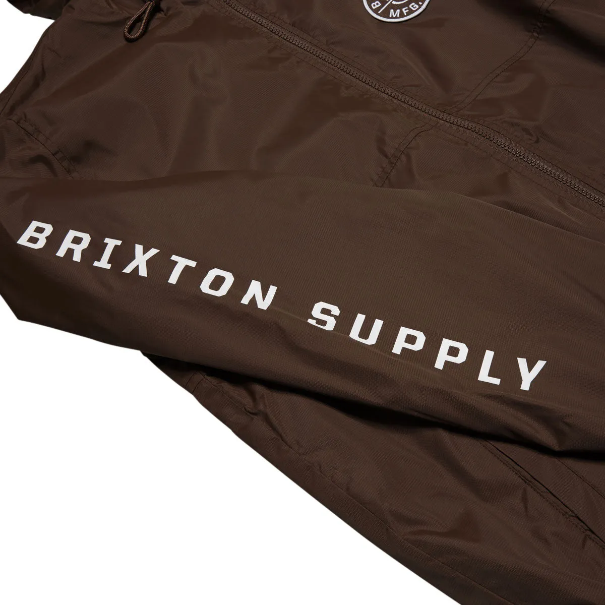 BRIXTON CLAXTON CREST LINED HOOD JACKET BISON
