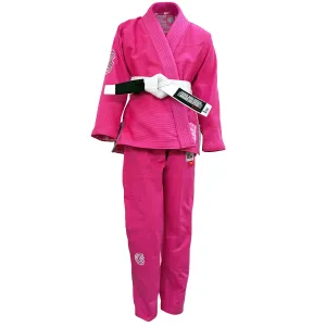 Chaos and Order Kid's Base Label V2 BJJ Gi - Pink
