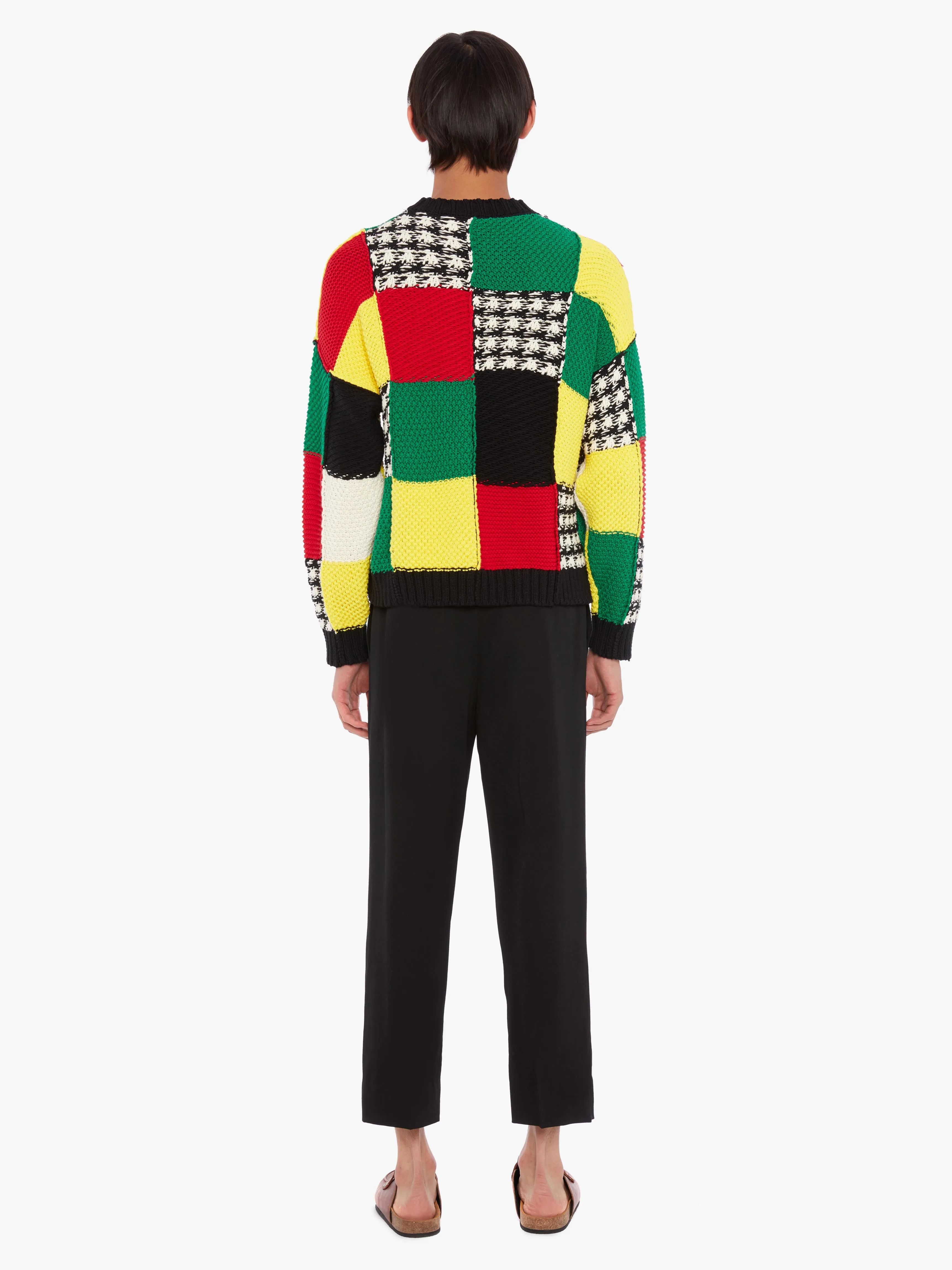 Cotton Patchwork Jumper