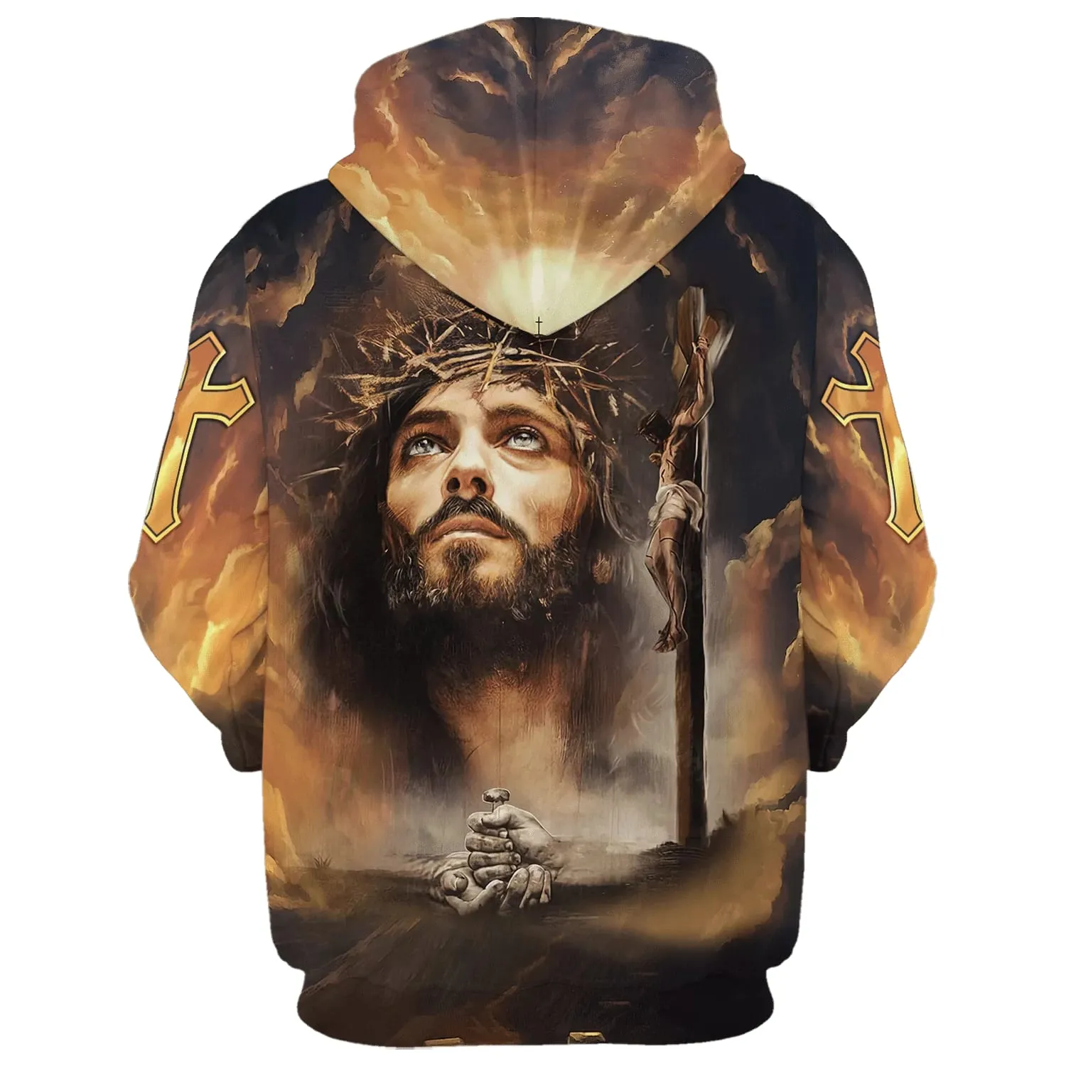Crucifixion Of Jesus Hoodies Jesus Hoodie Men & Women Christian Hoodie 3D Printed Hoodie