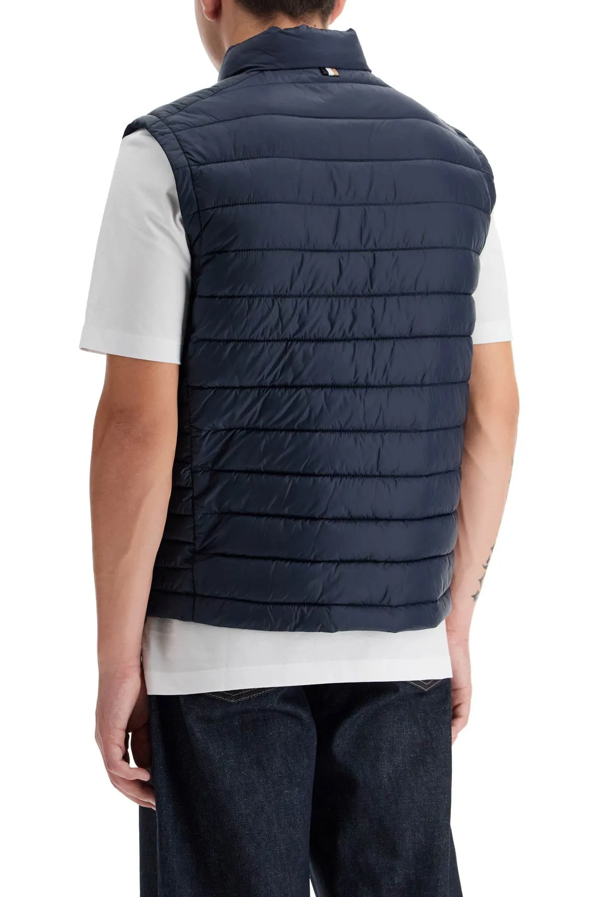 foldable padded vest 50471854 DARK BLUE