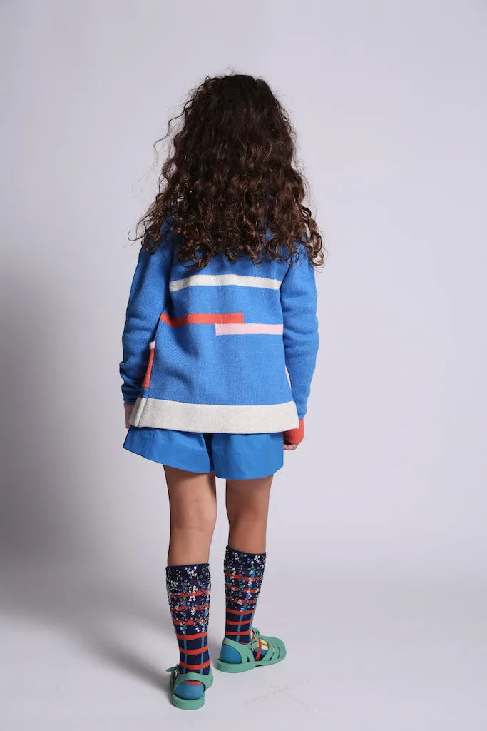 GOLF PATCHWORK CARDI
