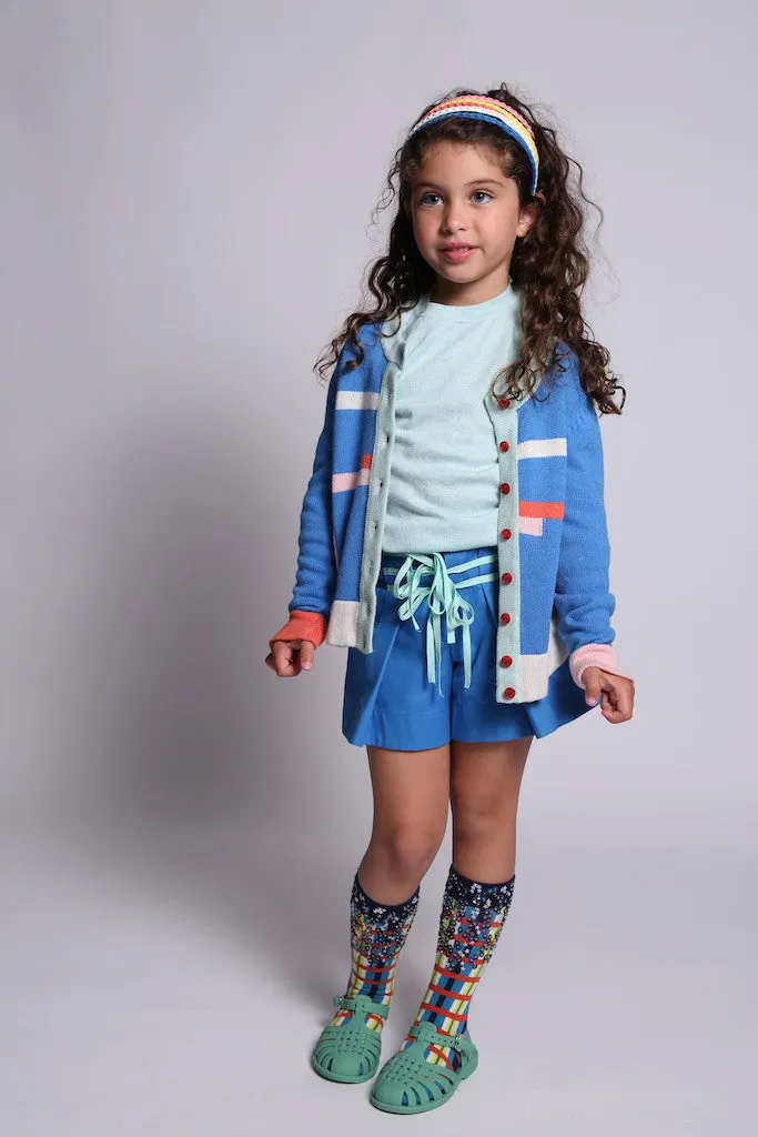 GOLF PATCHWORK CARDI