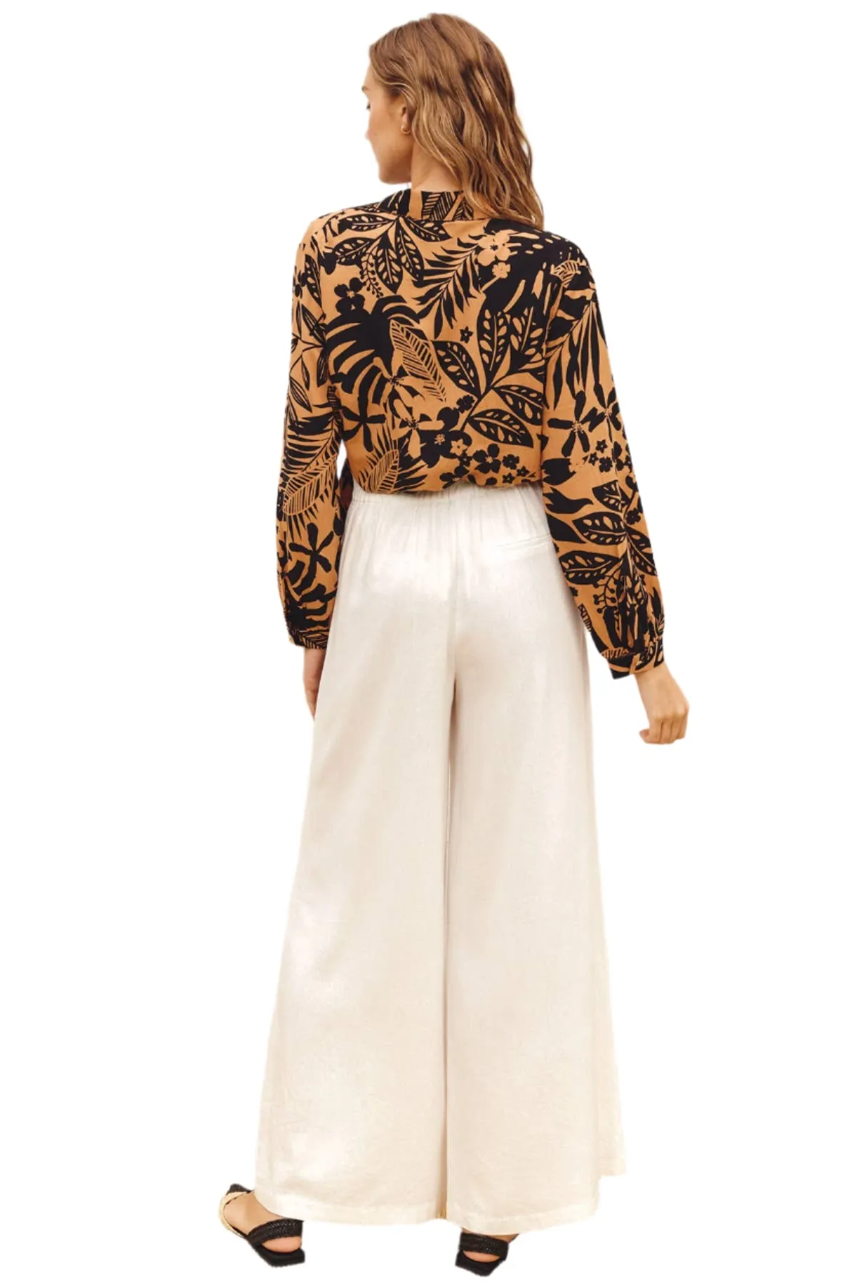 Heaven Sent - Wide Leg Linen Pant