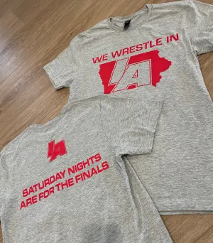 IAwrestle We Wrestle in Iowa Shirt