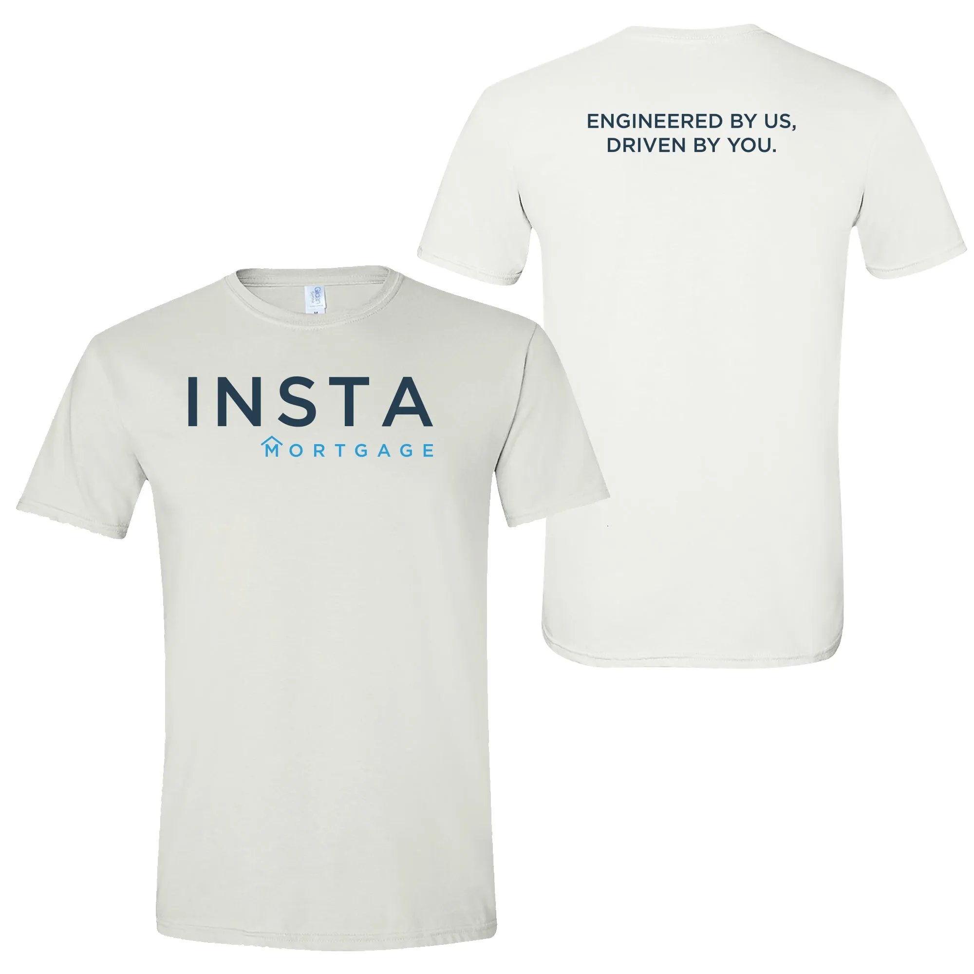 Insta Mortgage Unisex Soft-Style T-Shirt - White