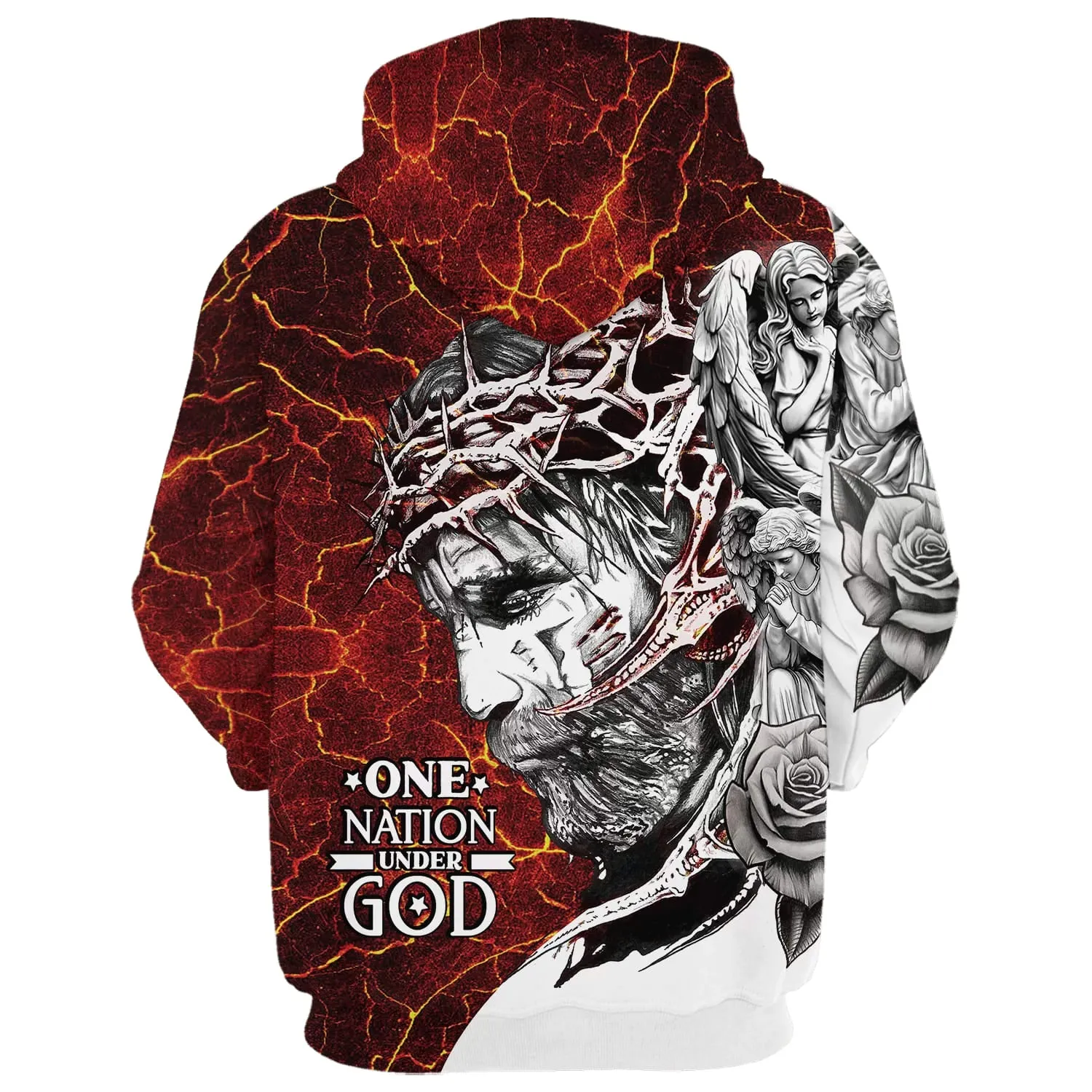 Jesus My God My King God Hoodies Jesus Hoodie Men & Women Christian Hoodie 3D Printed Hoodie
