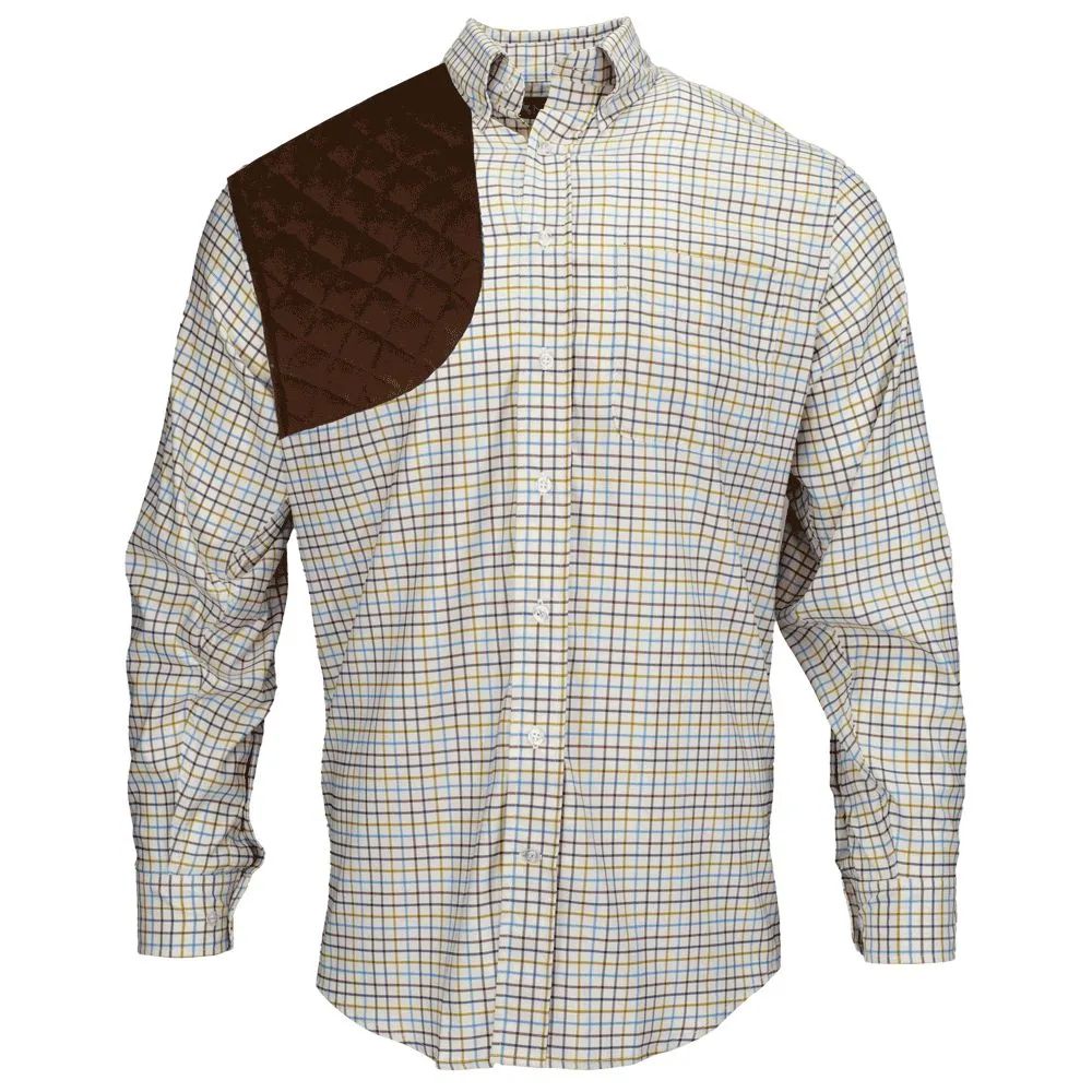 Kevin's Moss Green Performance Tattersall Long Sleeve Right Hand Shooting Shirt