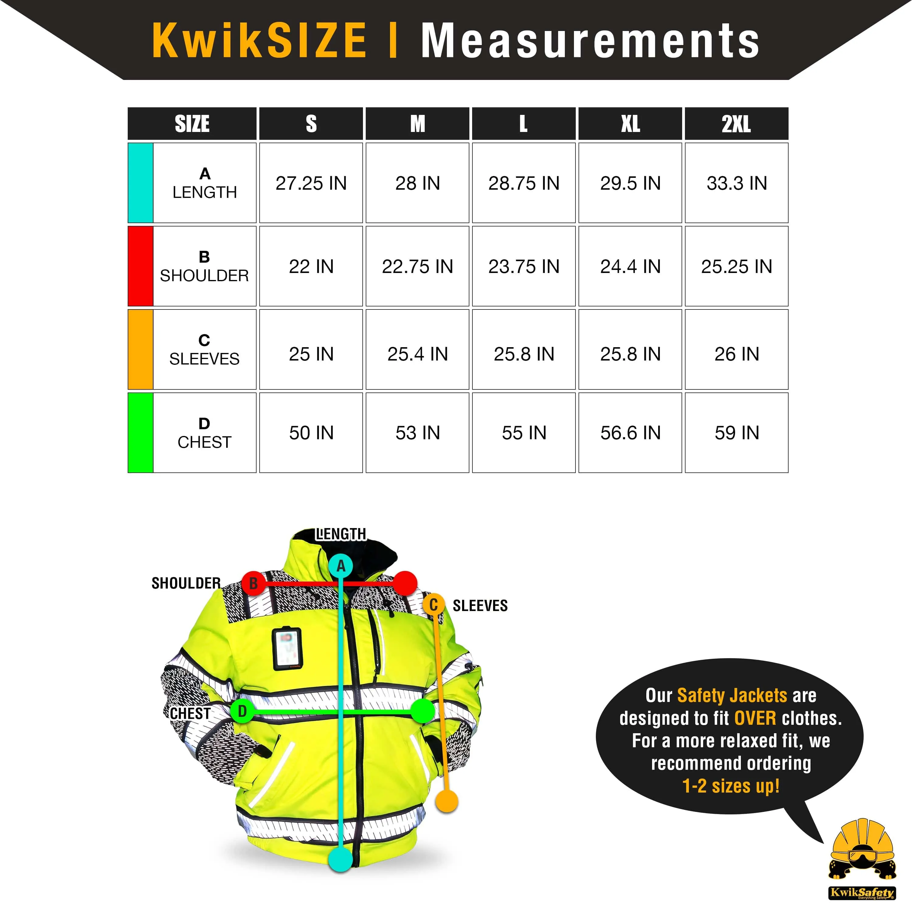 KwikSafety UNIVERSE Safety Bomber Jacket (LIMITED EDITION DESIGN) Class 3 ANSI Tested OSHA Compliant Hi Vis Reflective PPE  - Model No.: KS5522