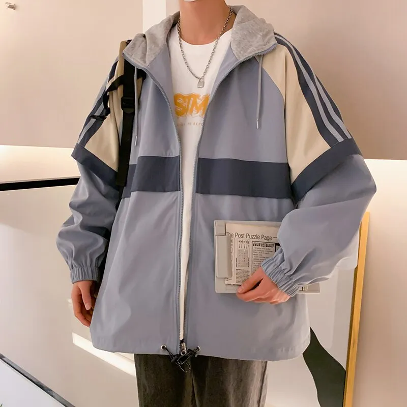 Men Fashion Jackets Trend Korean Version Mens Coat Street Hip Hop Jacket Autumn Baseball Jacket Men's Casual Overcoats