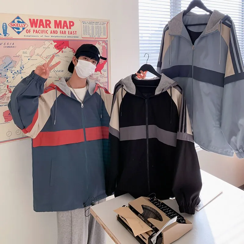 Men Fashion Jackets Trend Korean Version Mens Coat Street Hip Hop Jacket Autumn Baseball Jacket Men's Casual Overcoats