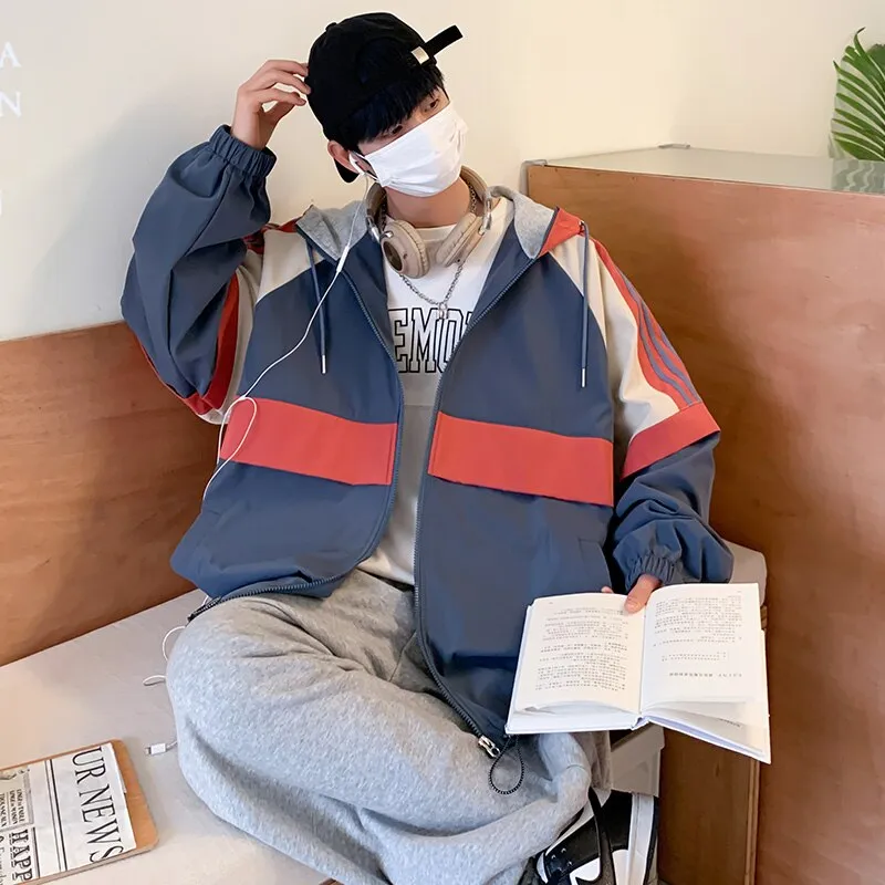 Men Fashion Jackets Trend Korean Version Mens Coat Street Hip Hop Jacket Autumn Baseball Jacket Men's Casual Overcoats