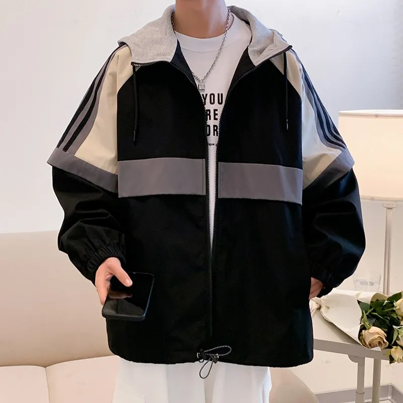 Men Fashion Jackets Trend Korean Version Mens Coat Street Hip Hop Jacket Autumn Baseball Jacket Men's Casual Overcoats