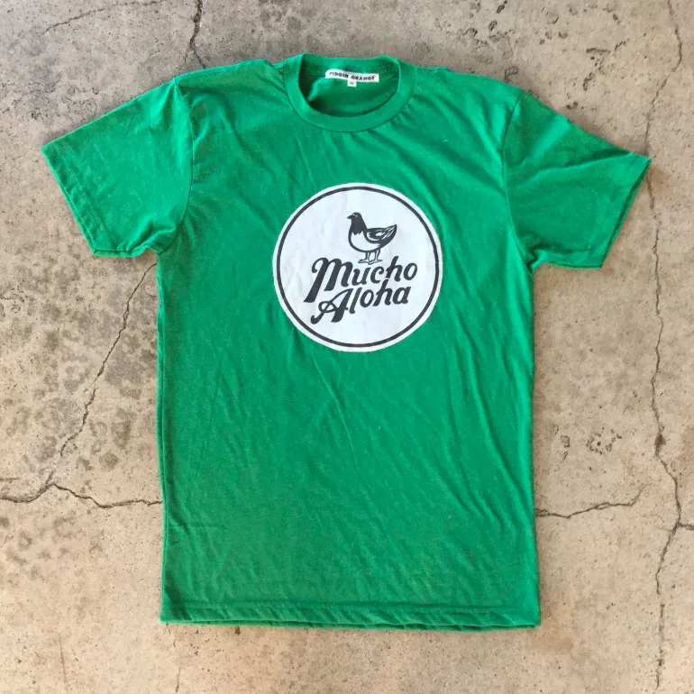 Mucho Aloha -  Patch Frisbee Tee