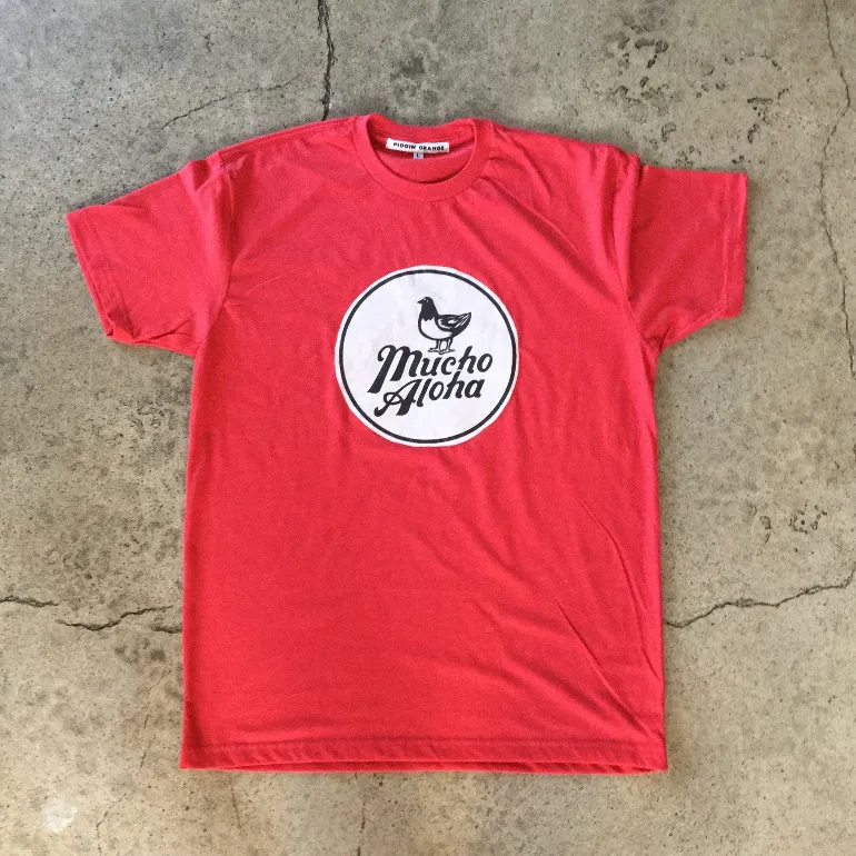 Mucho Aloha -  Patch Frisbee Tee