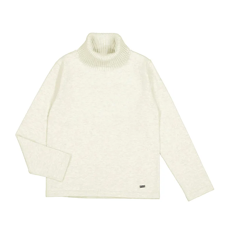 Natural Turtleneck Sweater