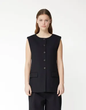 Oversized Button Up Vest