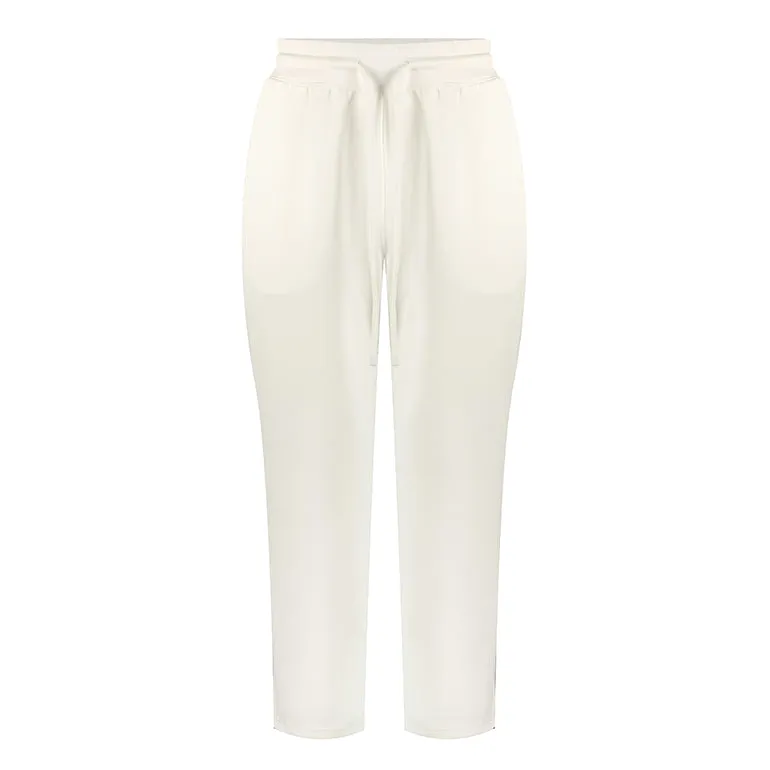 Premium Straight Pants For Women - Pearl White