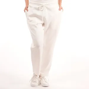 Premium Straight Pants For Women - Pearl White