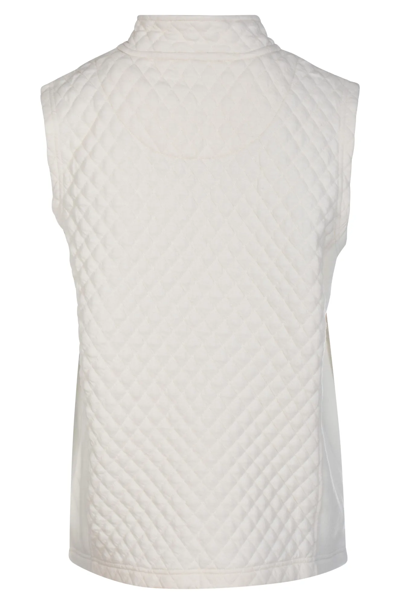 Quilted stitch Brushed Fleece Vest | PARCHMENT | 2254ZZ