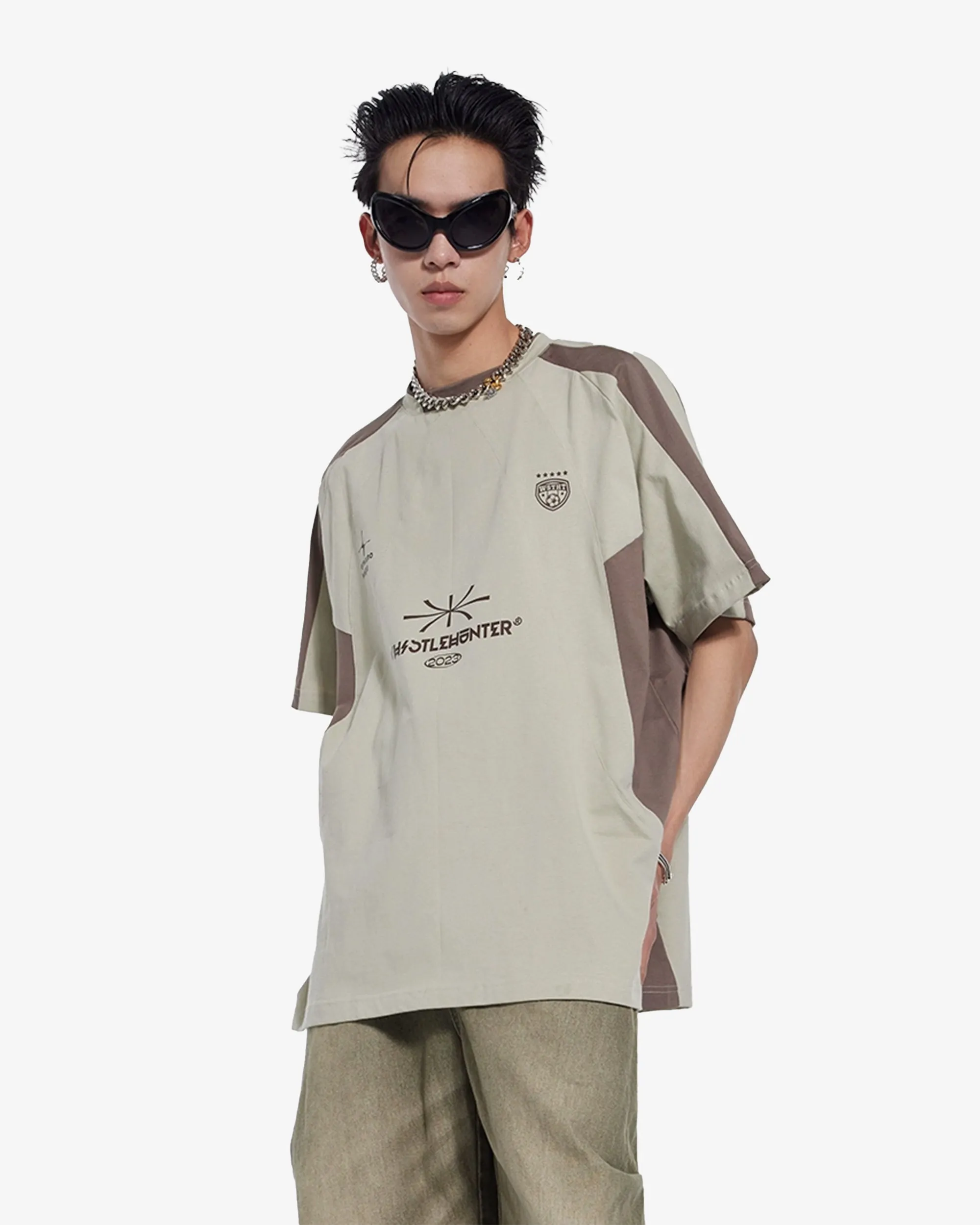 Short Sleeved Oversized Blokecore Jersey Sport T-Shirt