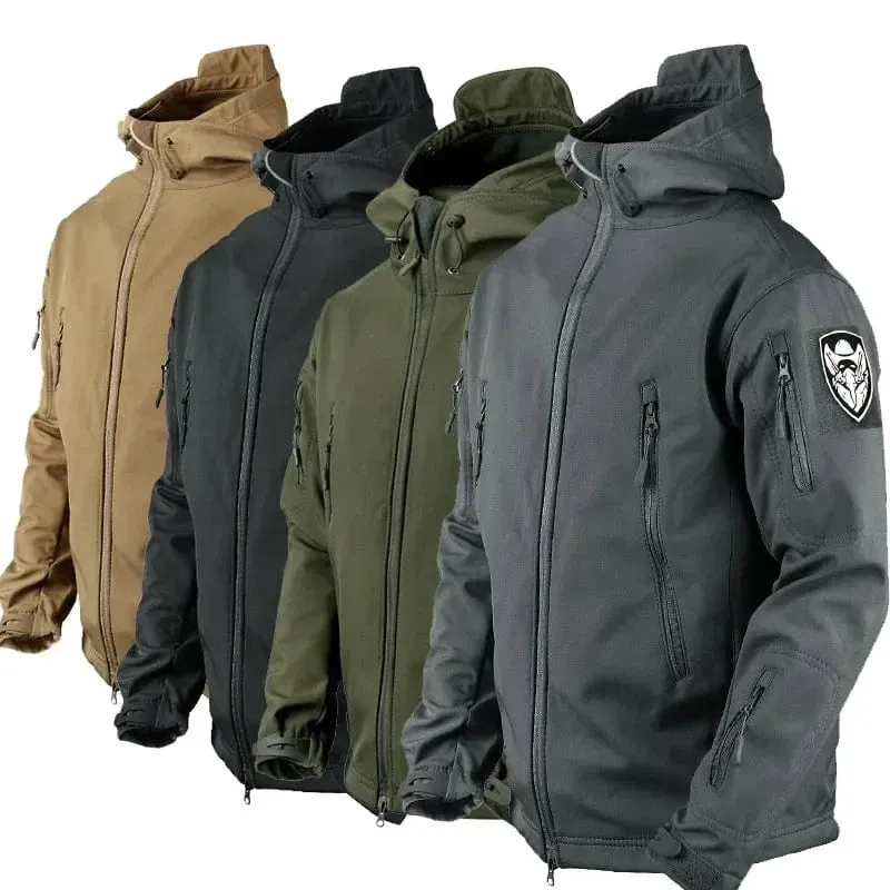 Soft Shell Jacket - Windbreaker / Fleece Lined