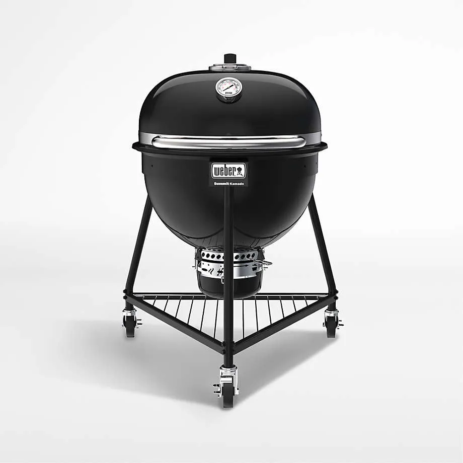 Summit Kamado E6 Black Outdoor Charcoal Grill