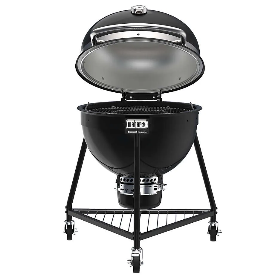 Summit Kamado E6 Black Outdoor Charcoal Grill