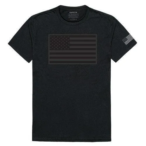 USA Flag Patriotic United We Stand Thin Red Line Freedom Cotton T-Shirts
