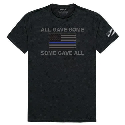 USA Flag Patriotic United We Stand Thin Red Line Freedom Cotton T-Shirts