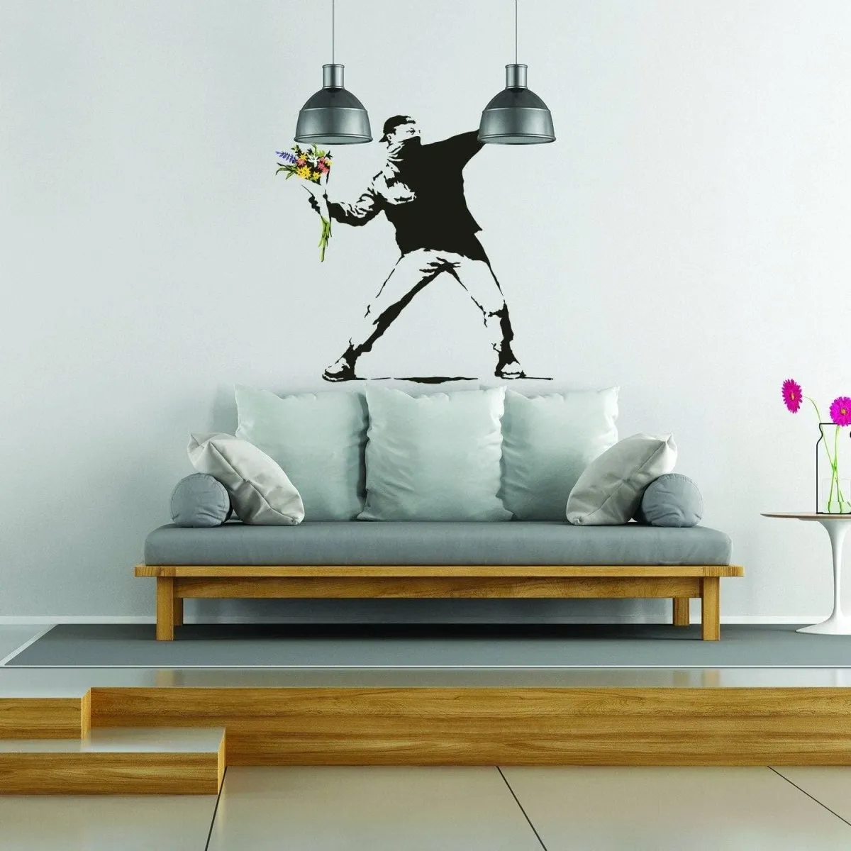 Vinyl Wall Decal - Stylish Artistic Flair Design for Home Decor