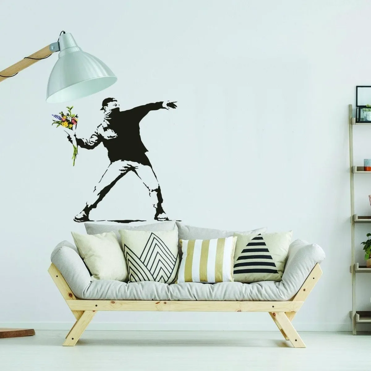 Vinyl Wall Decal - Stylish Artistic Flair Design for Home Decor