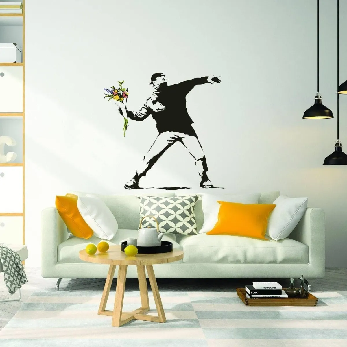 Vinyl Wall Decal - Stylish Artistic Flair Design for Home Decor