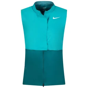 Womens Tour Repel Vest Teal Nebula/Geode Teal/White - AW23