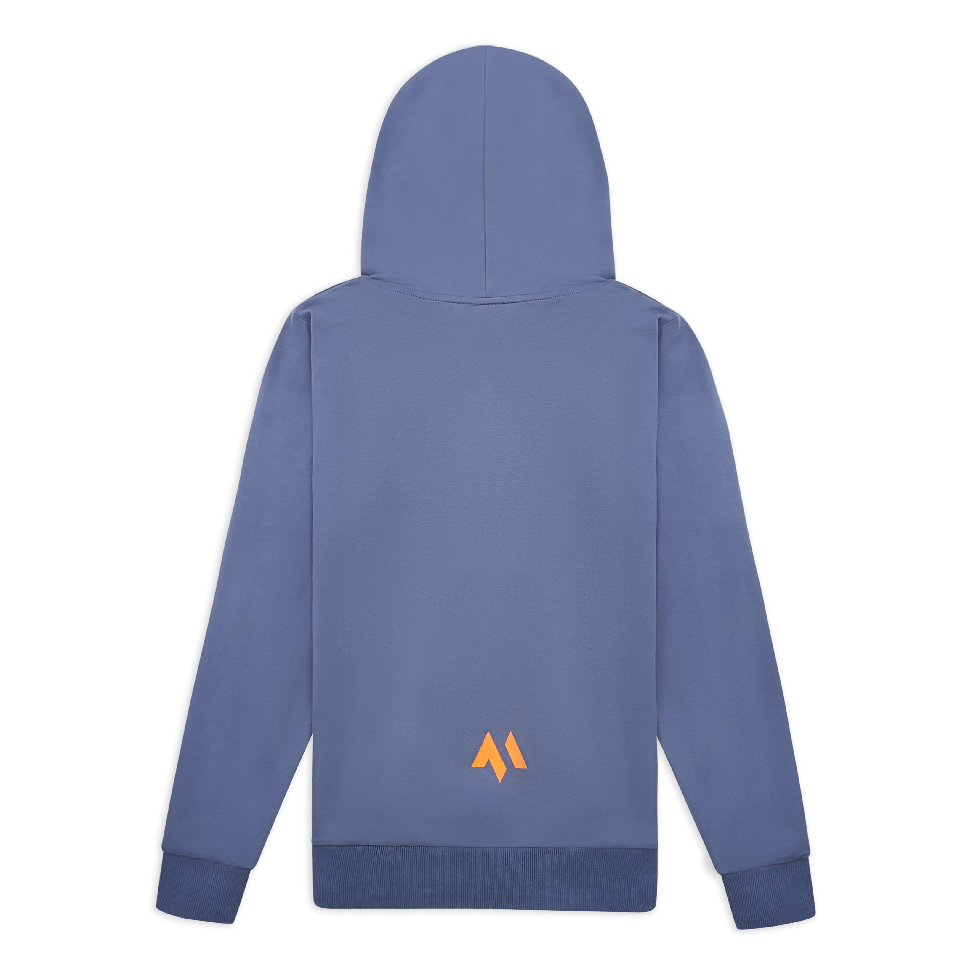 X TAPERED FIT HOODIE  - BLUE STEEL