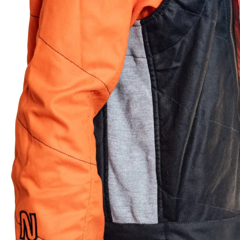 Zamp ZR-40 Race Suit - Black/Orange