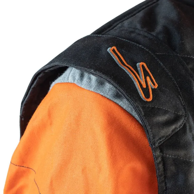 Zamp ZR-40 Race Suit - Black/Orange